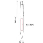 BOLÍGRAFO USB 8 GB NEUSS GRIS METALICO SH 2200 G (METAL - PLÁSTICO) - Imagen 4