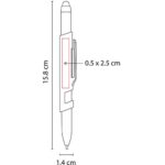 BOLÍGRAFO DENEB AZUL METALICO SH 2860 A (PLÁSTICO) - Imagen 3