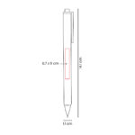 SH 3025 R - BOLÍGRAFO MOLVI ROJO (ROJO - PLASTICO) - Imagen 4