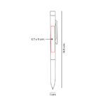 SH 3040 B - BOLÍGRAFO HIMALAYA BLANCO (BLANCO - PLASTICO) - Imagen 4