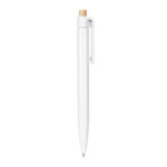 SH 3050 B - BOLÍGRAFO WENYU BLANCO (BLANCO - PLASTICO - BAMBU) - Imagen 3