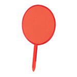 SH 3065 R - BOLÍGRAFO ABANICO ZAYN ROJO (ROJO - PLASTICO - POLIESTER)