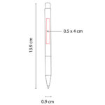 BOLÍGRAFO FUNCHAL GRIS SH 8015 G (ALUMINIO) - Imagen 2