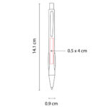 BOLÍGRAFO VALTICE GRIS SH 8035 G (ALUMINIO) - Imagen 2