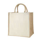 SIN 006 BE - BOLSA OLIVIER BEIGE (BEIGE - YUTE - CANVAS - ALGODON)