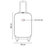 MALETA DEVONPORT NEGRO SIN 091 N (ESTIRENO - POLIÉSTER) - Imagen 7