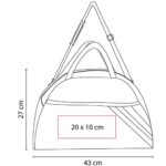 MALETA LYRA ROJO SIN 132 R (POLIÉSTER - MALLA) - Imagen 2