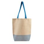 BOLSA MEZZOLA AZUL SIN 138 A (YUTE - ALGODÓN)