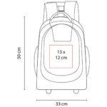 MOCHILA TROLLEY POLUX GRIS SIN 143 N (POLIÉSTER) - Imagen 7