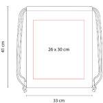 BOLSA-MOCHILA IVORY AZUL SIN 161 A (ALGODÓN RECICLADO) - Imagen 3