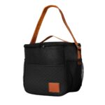 LONCHERA COFFEE NEGRO SIN 200 N (EXTERIOR: POLIÉSTER Y CURPIEL - INTERIOR: PVC)