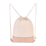 BOLSA-MOCHILA CABS BEIGE SIN 243 BE (ALGODÓN - YUTE) - Imagen 2