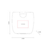 LONCHERA LUNCH NEGRO AZUL SIN 273 A (CANVAS) - Imagen 3