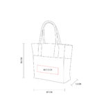 BOLSA GRECIA BEIGE SIN 288 BE (YUTE - ALGODÓN) - Imagen 4