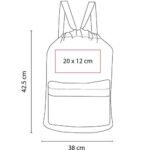 BOLSA-MOCHILA ZITE GRIS SIN 301 G (POLIÉSTER) - Imagen 4