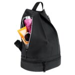 MOCHILA SACCA NEGRO SIN 416 N (CURPIEL (PU) - FORRO POLIÉSTER) - Imagen 3