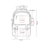 SIN 539 N - MOCHILA DOBRE NEGRO (NEGRO - POLIESTER - FORRO POLIESTER) - Imagen 5