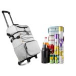 SIN 554 G - HIELERA TROLLEY OLWEN GRIS (GRIS - POLIESTER - ACETATO DE VINILO DE POLIETILENO) - Imagen 5