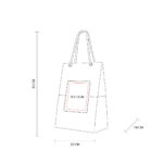 BOLSA CANDY AZUL SIN 604 A (YUTE - ALGODÓN) - Imagen 3