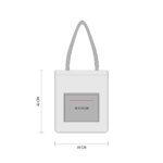 BOLSA KASVI ROJO SIN 612 R (ALGODÓN RECICLADO) - Imagen 2