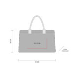 BOLSA WATTE BEIGE SIN 613 BE (ALGODÓN RECICLADO) - Imagen 6