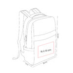 SIN 715 G - MOCHILA ZUIDAS GRIS (GRIS - POLIESTER) - Imagen 5