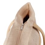 BOLSA BEIGE SIN 752 BE (YUTE - ALGODÓN) - Imagen 4