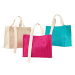 SIN 764 AQ - BOLSA SABBIA AQUA (AQUA - YUTE - ALGODON) - Imagen 5