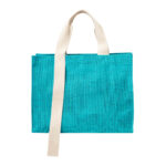 SIN 764 AQ - BOLSA SABBIA AQUA (AQUA - YUTE - ALGODON) - Imagen 2
