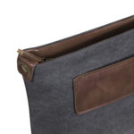 SIN 811 G - NECESER TROUSSE GRIS (GRIS - CANVAS - CURPIEL) - Imagen 4