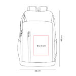 SIN 906 A - MOCHILA BAUM AZUL (AZUL - ALGODON RECICLADO) - Imagen 5