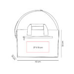 SIN 925 A - PORTAFOLIO TILAUS AZUL (AZUL - POLIESTER - CURPIEL) - Imagen 5