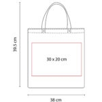 BOLSA PARA SUBLIMAR TOULOUSE BLANCO SIN 962 B (NON WOVEN) - Imagen 2