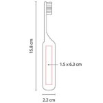 CEPILLO PORTÁTIL MINT TRANSPARENTE SLD 003 B (PLÁSTICO) - Imagen 5