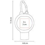 GEL SANITIZANTE ONSELLA ROJO SLD 021 R (PLÁSTICO - SILICÓN) - Imagen 3