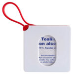 ESTUCHE CON PADS DE ALCOHOL ROJO SLD 053 R (PLÁSTICO -SILICÓN)