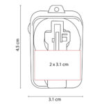 GOMAS PARA CUBREBOCAS BOMBAY BLANCO SLD 055 B (PLÁSTICO) - Imagen 7