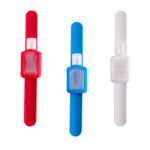 PULSERA CON GEL SANITIZANTE MILE ROJO SLD 065 R (PLÁSTICO - SILICÓN) - Imagen 3