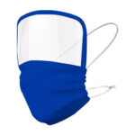 CARETA CON CUBREBOCAS QUEBEC AZUL SLD 067 A (POLIÉSTER CUBREBOCAS - PET CALIBRE 15 CARETA)