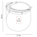 CARETA PARA NI&NTILDE;O BLANCO SLD 071 B (PLÁSTICO DIADEMA - PET CALIBRE 20 CARETA) - Imagen 4