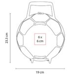 LONCHERA GOL BLANCO SOC 078 B (PLÁSTICO) - Imagen 2