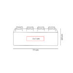 SOC 079 O - ANTI-STRESS PIESI NARANJA (NARANJA - PU) - Imagen 3