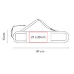 TAPETE DE YOGA ASANA NEGRO SPO 005 N (PVC TAPETE - POLIÉSTER FUNDA) - Imagen 6