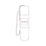 SPO 012 A - TAPETE DE YOGA SERENITY AZUL (AZUL - ESPUMA NBR TAPETE - POLIESTER FUNDA) - Imagen 3