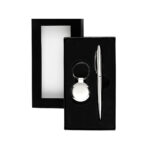 SET DE LLAVERO CON BOLÍGRAFO CONDESA PLATA ST-006 ( ST-006 - ST006 -  )