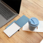 SET DE VASO Y LIBRETA ORIZABA AZUL CLARO ST-024A ( ST-024 - ST024 - OFICINA ) - Imagen 4