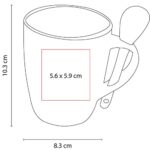 TAZA MOFFY AZUL TAZ 005 A (CERÁMICA) - Imagen 2