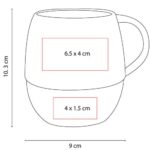 TAZA TAURÉ PLATA TAZ 012 S (PORCELANA - ACERO INOXIDABLE) - Imagen 3