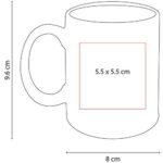 TAZA PARA SUBLIMAR FRISIA BLANCO TAZ 015 B (CERÁMICA) - Imagen 3
