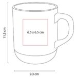 TAZA ANNECY NARANJA TAZ 021 O (CERÁMICA - SILICÓN) - Imagen 3
